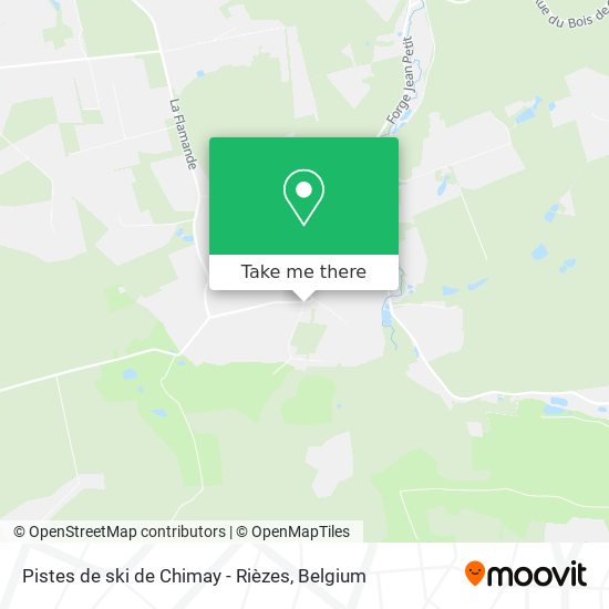 Pistes de ski de Chimay - Rièzes map