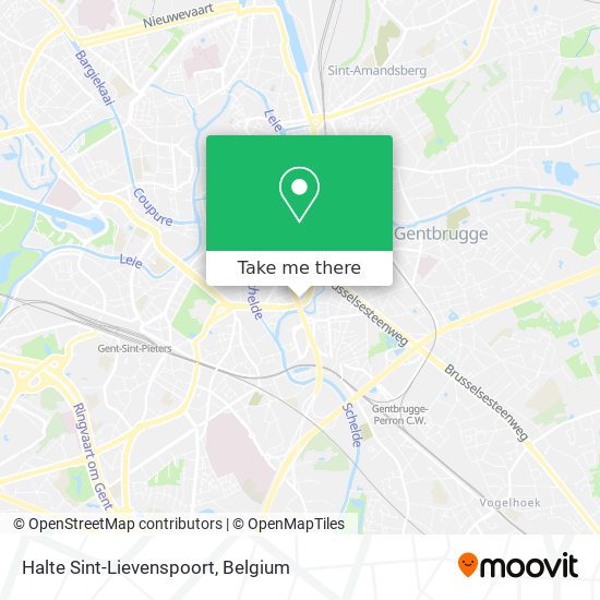 Halte Sint-Lievenspoort map