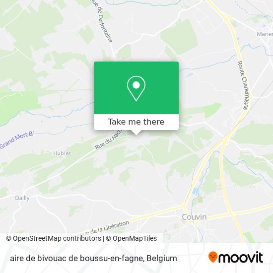 aire de bivouac de boussu-en-fagne plan