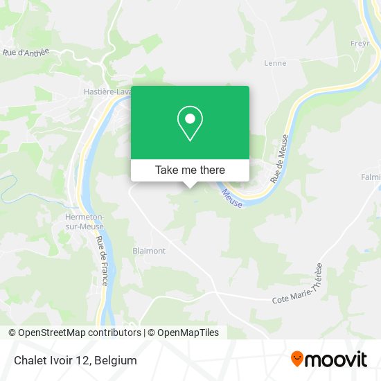 Chalet Ivoir 12 map