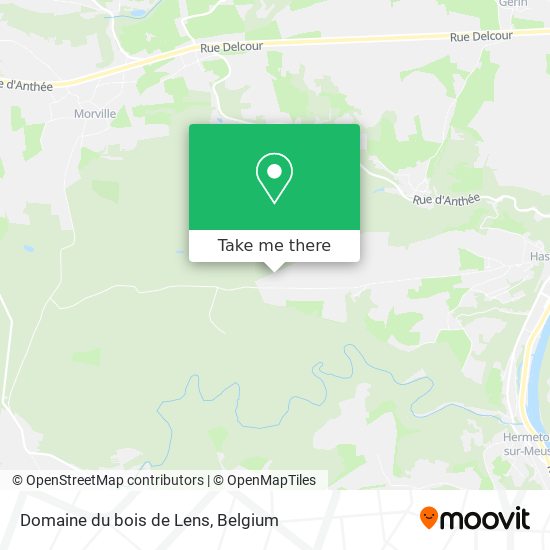 Domaine du bois de Lens map