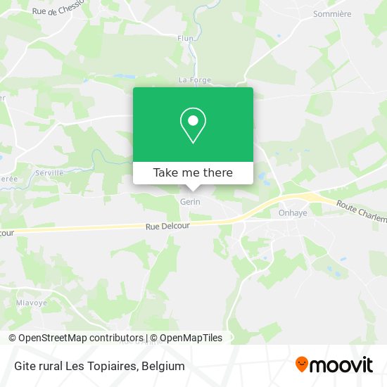 Gite rural Les Topiaires map