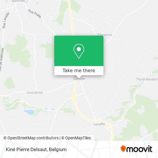 Kiné Pierre Delsaut map