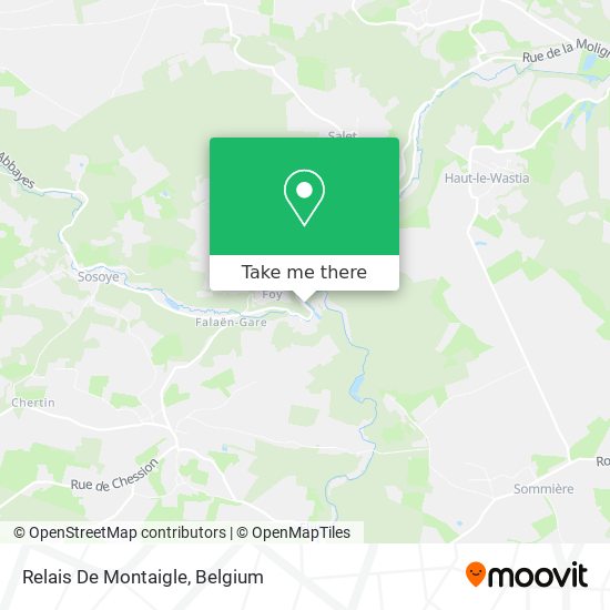 Relais De Montaigle map