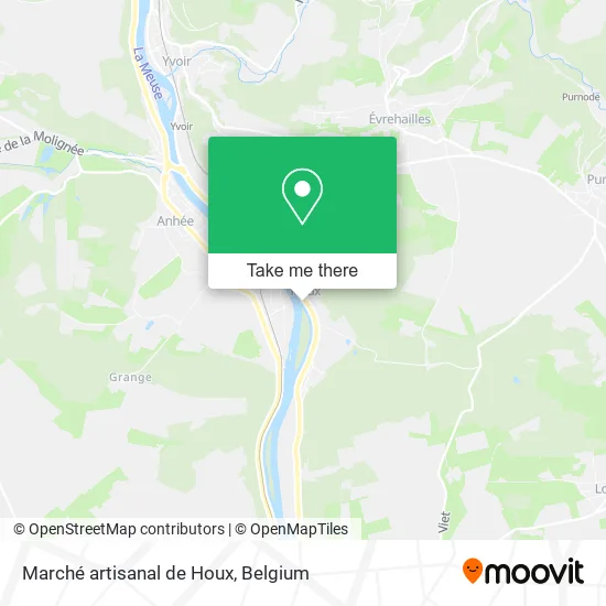 Marché artisanal de Houx map