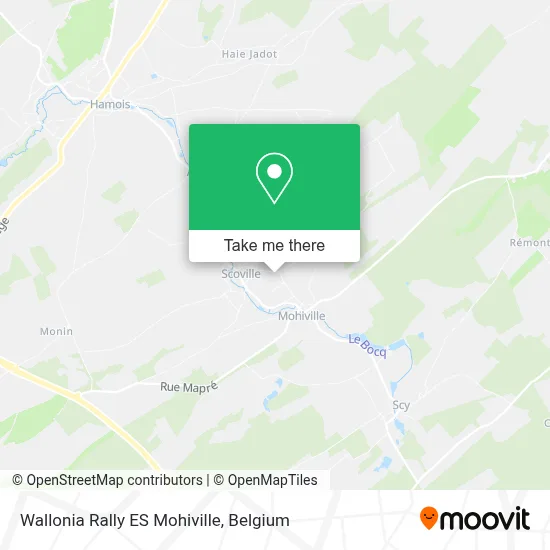 Wallonia Rally ES Mohiville map