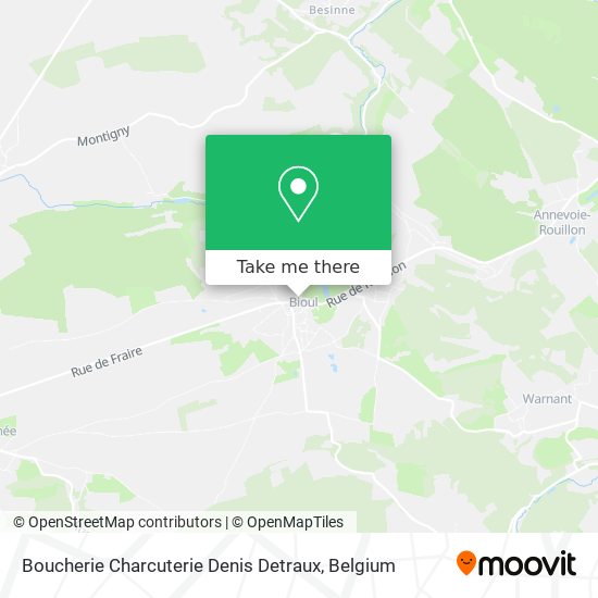 Boucherie Charcuterie Denis Detraux map