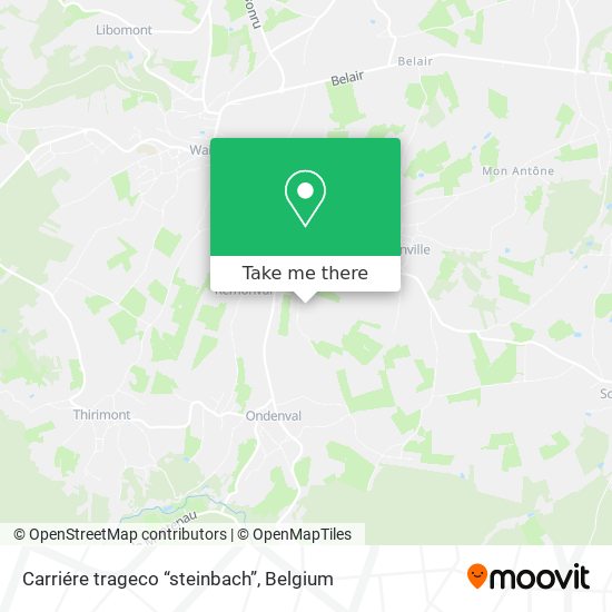 Carriére trageco “steinbach” map