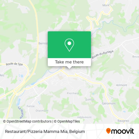 Restaurant/Pizzeria Mamma Mia map
