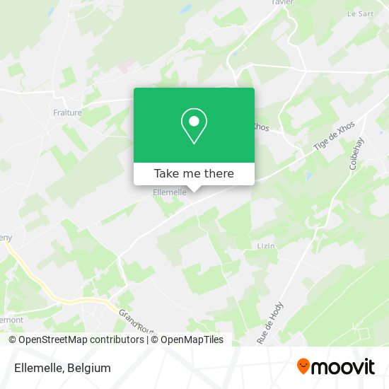 Ellemelle map