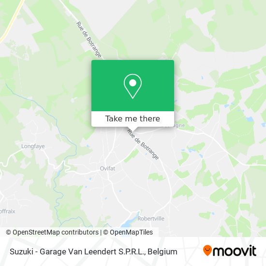 Suzuki - Garage Van Leendert S.P.R.L. map
