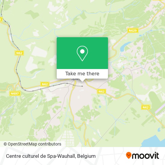 Centre culturel de Spa-Wauhall map