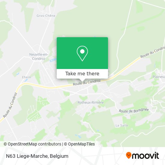 N63 Liege-Marche map