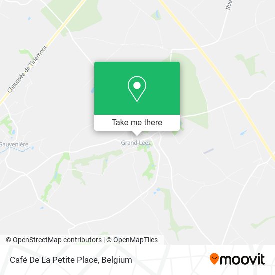 Café De La Petite Place map