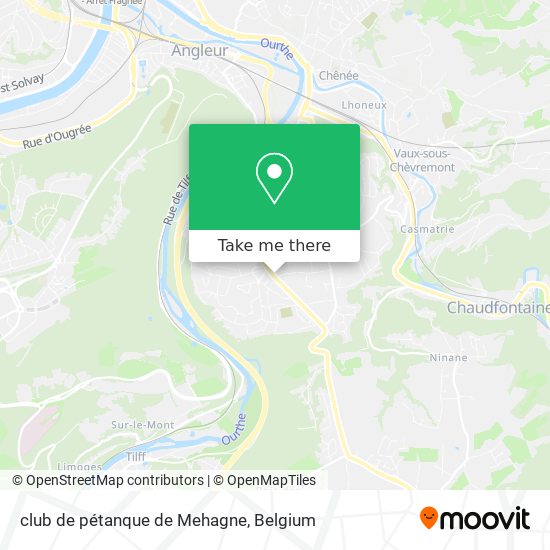 club de pétanque de Mehagne map