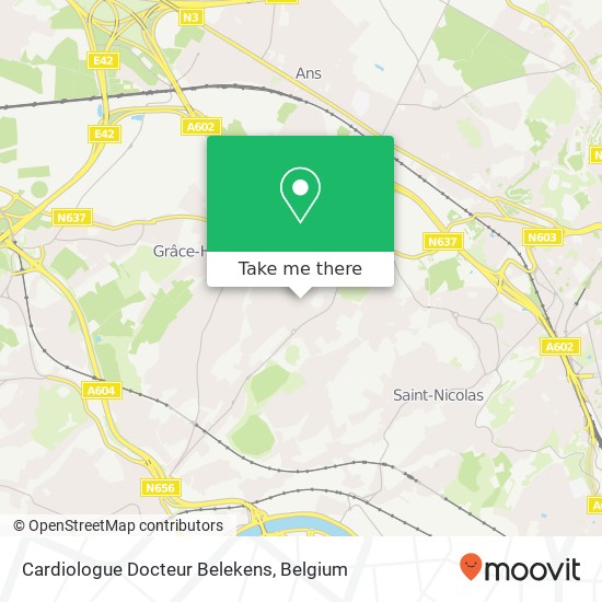 Cardiologue Docteur Belekens plan