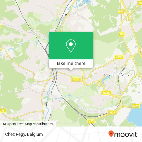 Chez Regy map