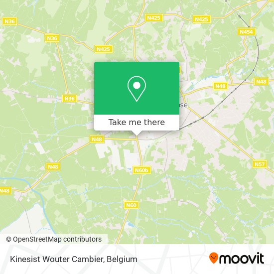 Kinesist Wouter Cambier map