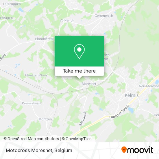 Motocross Moresnet map