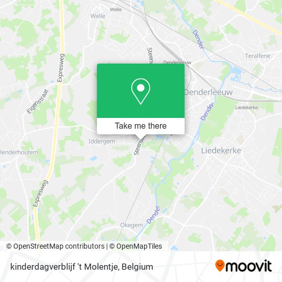 kinderdagverblijf 't Molentje map