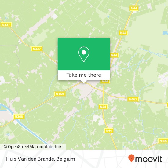 Huis Van den Brande map