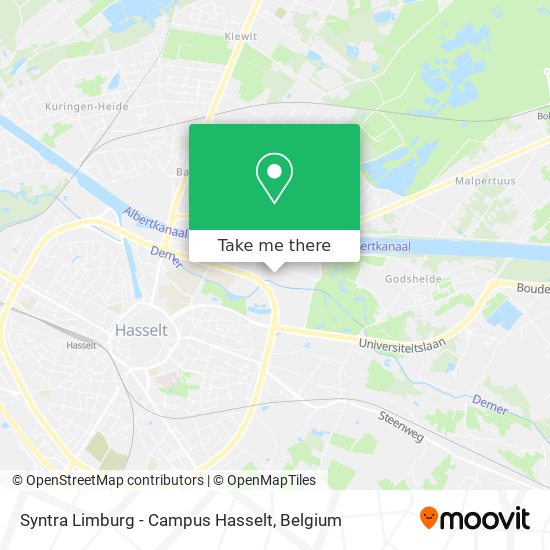 Syntra Limburg - Campus Hasselt map