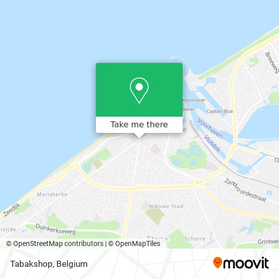 Tabakshop map