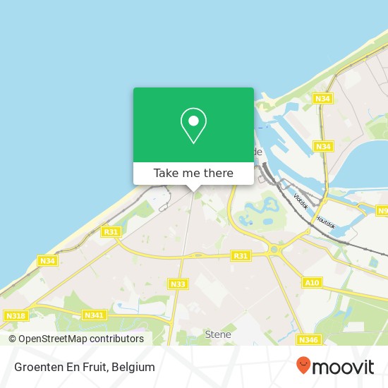 Groenten En Fruit map