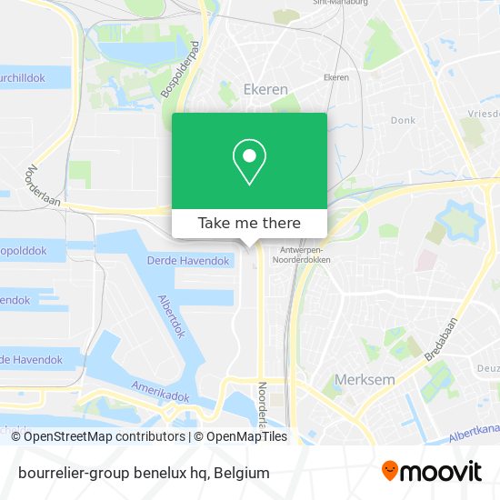 bourrelier-group benelux hq map