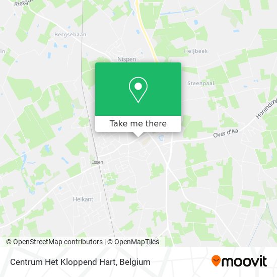 Centrum Het Kloppend Hart map