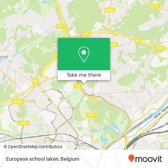 Europese school laken map