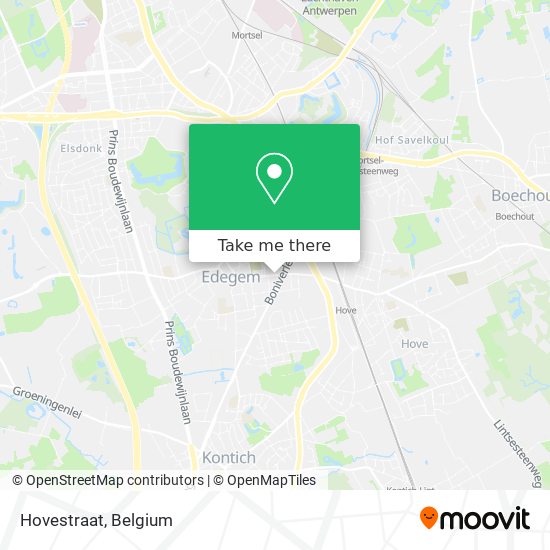 Hovestraat map