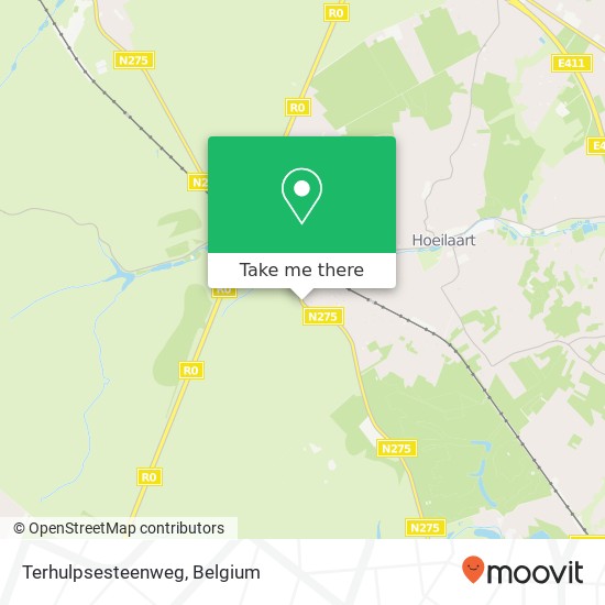 Terhulpsesteenweg map