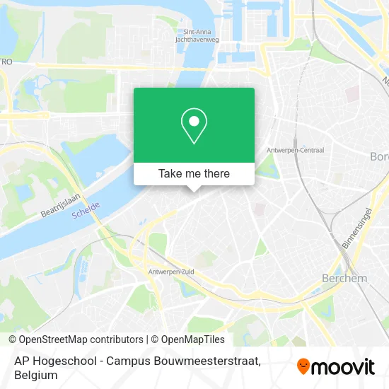 AP Hogeschool - Campus Bouwmeesterstraat map
