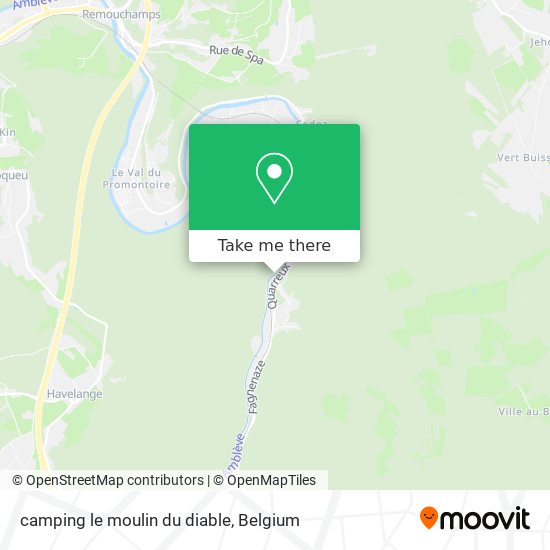 camping le moulin du diable map