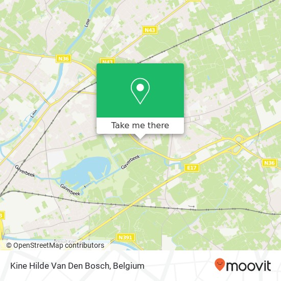 Kine Hilde Van Den Bosch map