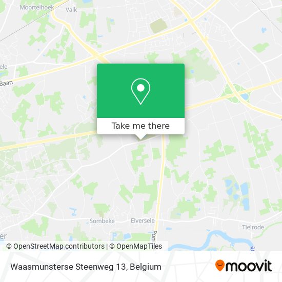 Waasmunsterse Steenweg 13 map