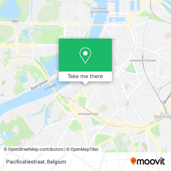 Pacificatiestraat map