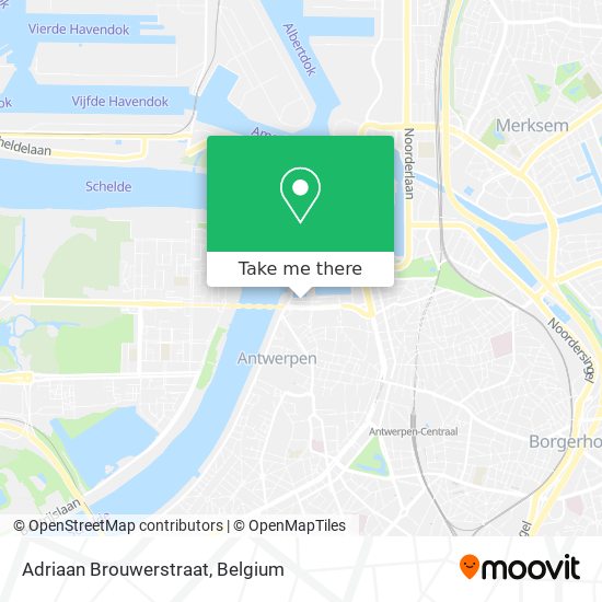 Adriaan Brouwerstraat map