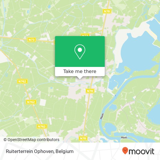 Ruiterterrein Ophoven map