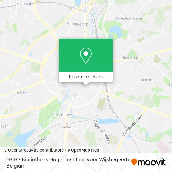 FBIB - Bibliotheek Hoger Instituut Voor Wijsbegeerte map