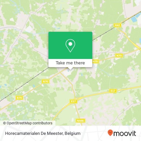 Horecamaterialen De Meester plan