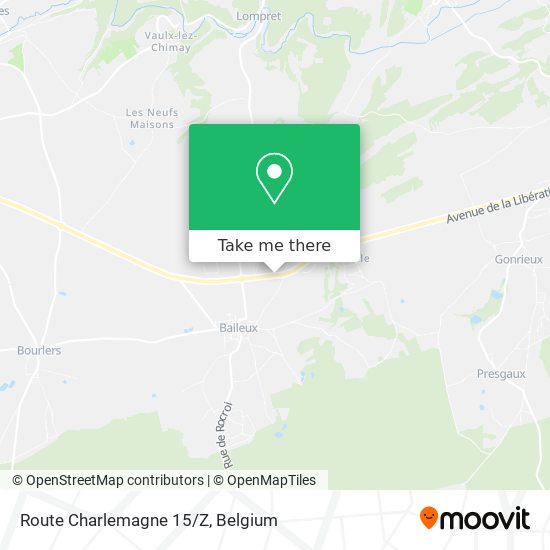 Route Charlemagne 15/Z plan