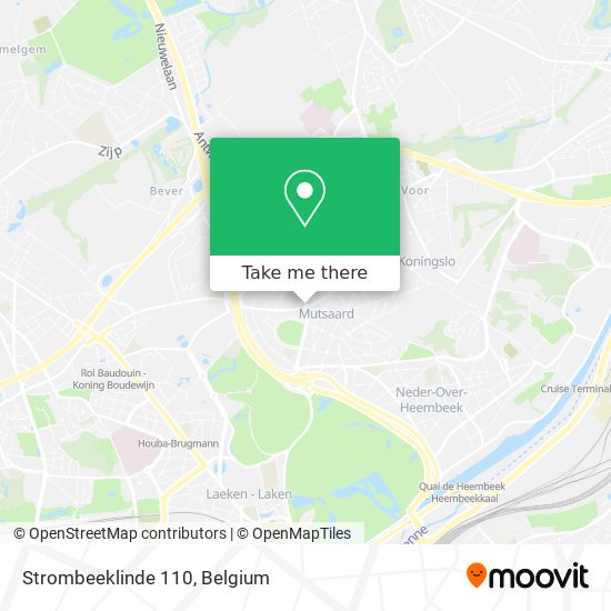 Strombeeklinde 110 map