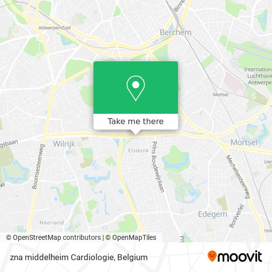 zna middelheim Cardiologie plan