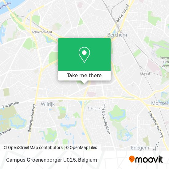 Campus Groenenborger U025 map