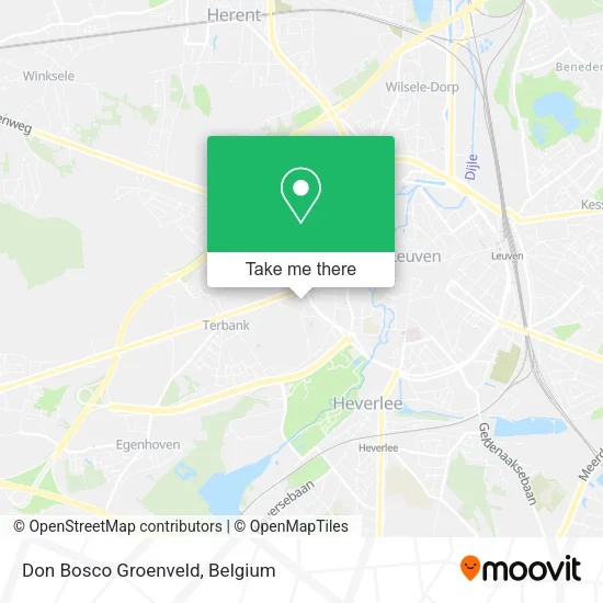 Don Bosco Groenveld map