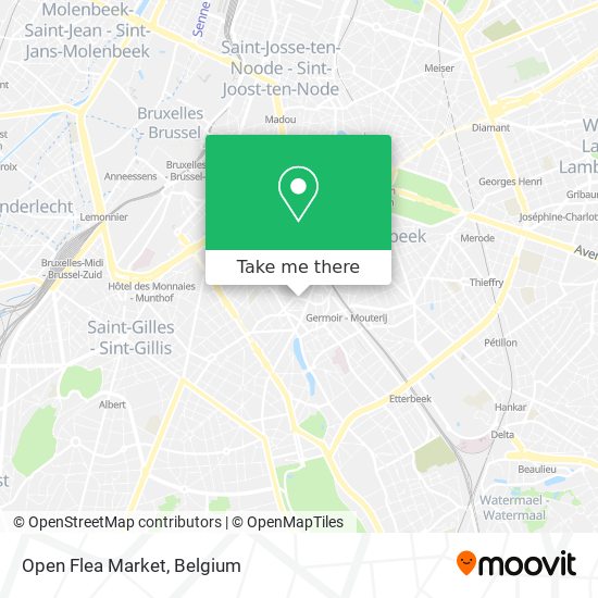 Open Flea Market map