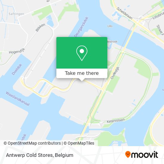 Antwerp Cold Stores map