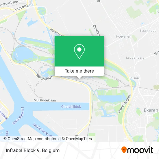 Infrabel Block 9 map